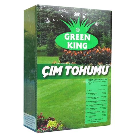 green king çim tohumu ithal 6lı özel karışım 10 kg